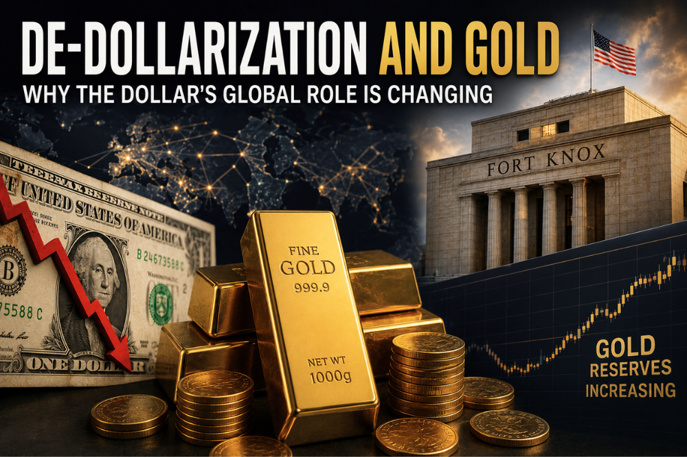 De-Dollarization and Gold | Why the Dollar's Global Role Is Changing