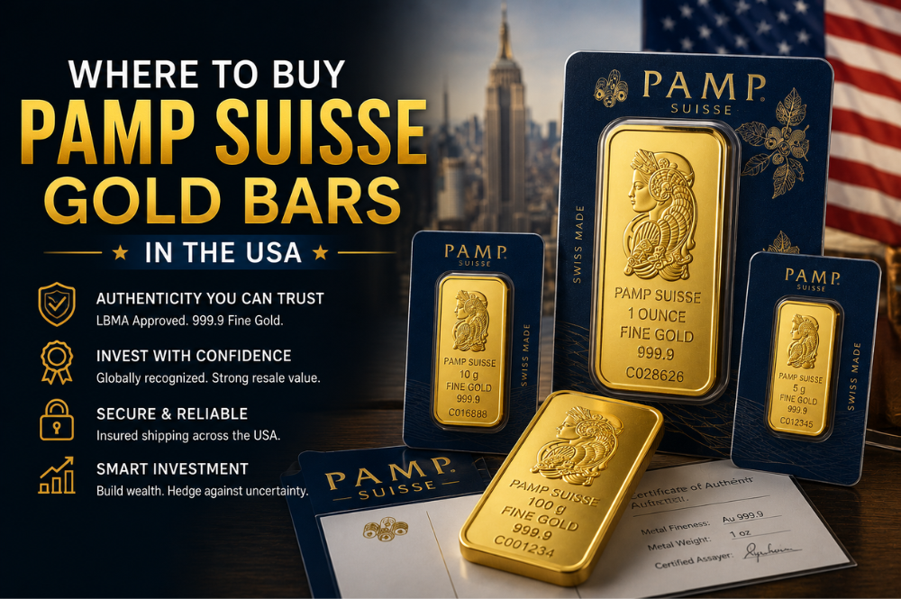 Where to Buy PAMP Suisse Gold Bars in the USA | Gold Stock USA