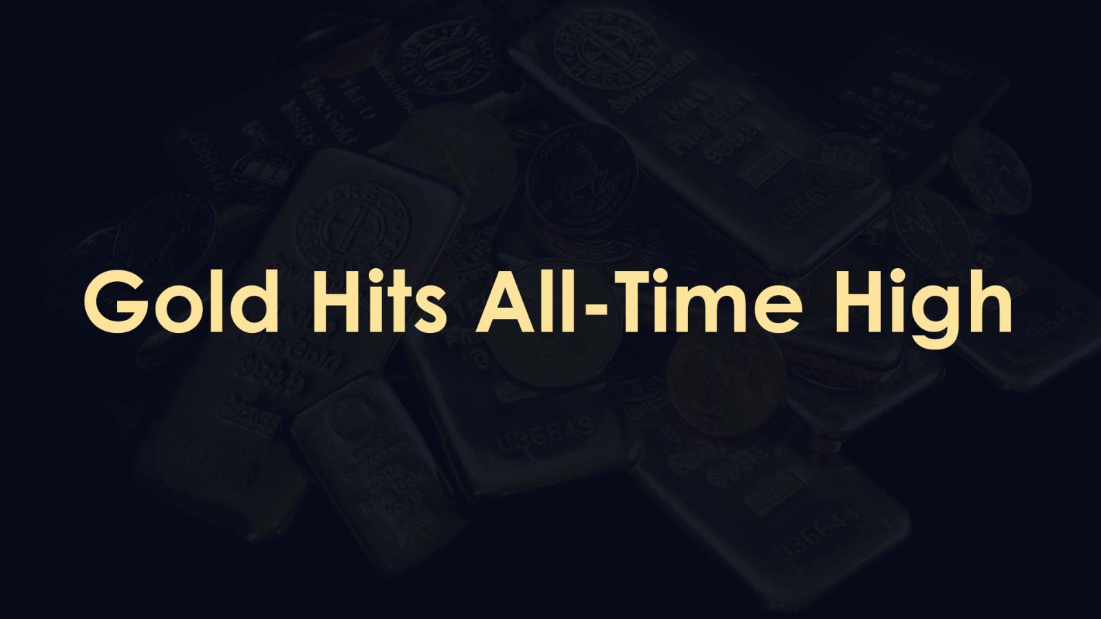 Gold Hits All-Time High of $3,750/oz