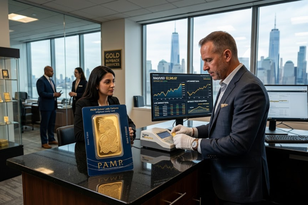 Where to Sell PAMP Gold Bar in New York | Get the Best Buyback Price