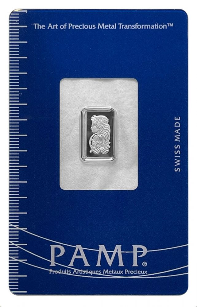 1 GRAM PLATINUM PAMP SUISSE BAR | Gold stock live