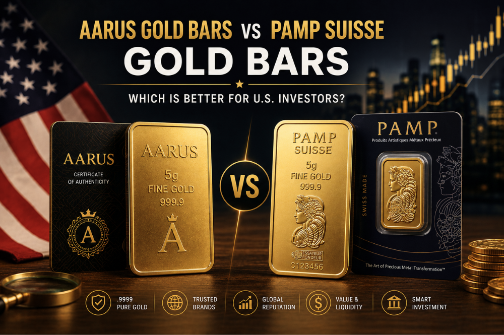 AARUS Gold Bars vs PAMP Suisse Gold Bars | Which Is Better?