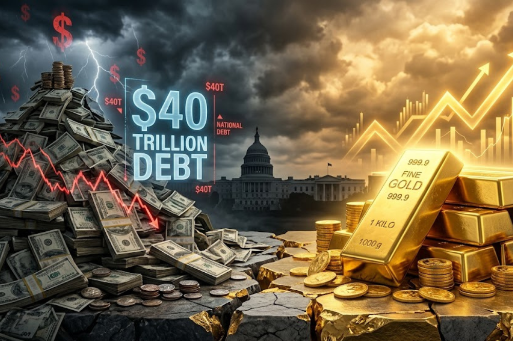 What Happens to Gold If the US National Debt Reaches $40 Trillion?